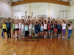 Vrhunska rokometašica Alja Koren med športno urico v OŠ Sv. Tomaž